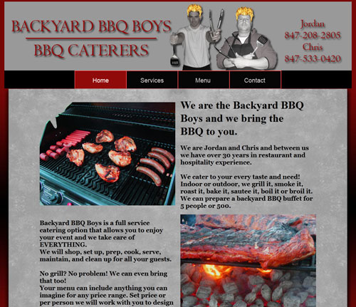 Backyard BBQ Boys Website